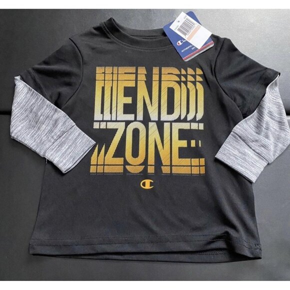 NWT Adidas / Champion Long Sleeve Tee Set Boys Size 2T - Picture 2 of 3